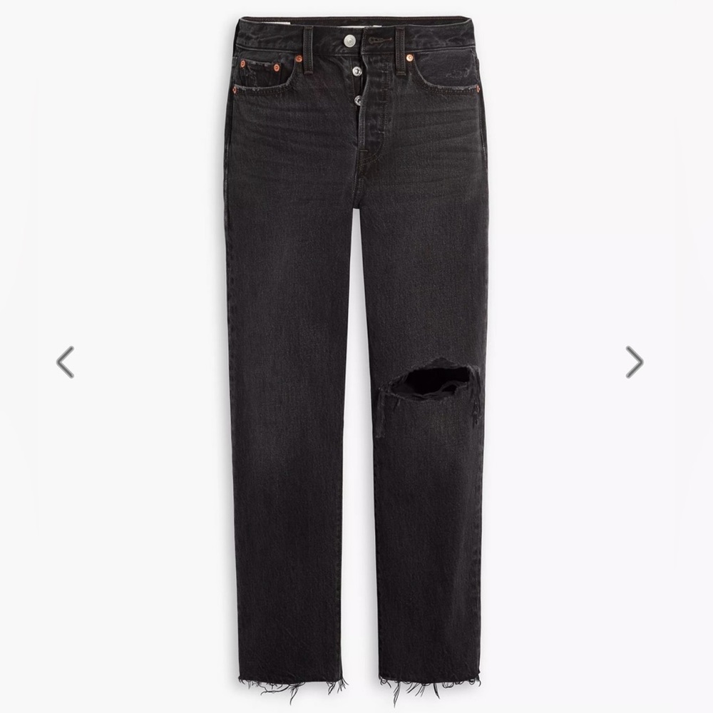 Levi’s Straight Fit Wedgie After Sunset Black Jeans W33 L28